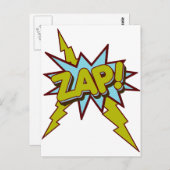 Zap, Zing, Pow. Briefkaart (Voorkant / Achterkant)