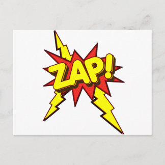 Zap, Zing, Pow. Briefkaart
