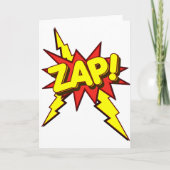 Zap, Zing, Pow. Kaart (Voorkant)