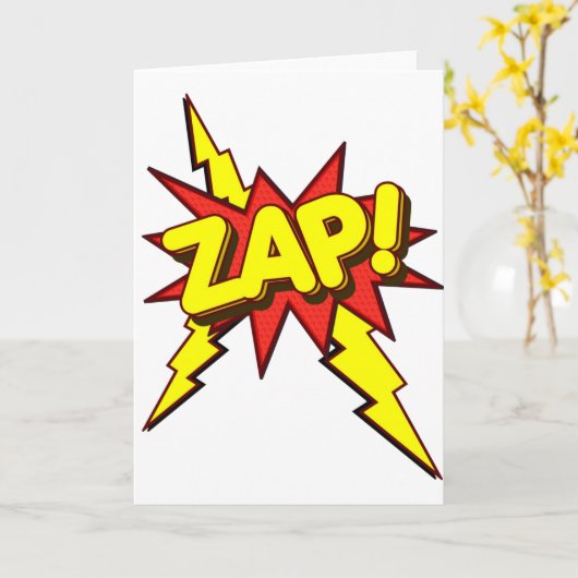 Zap, Zing, Pow. Kaart (Gele Bloem)