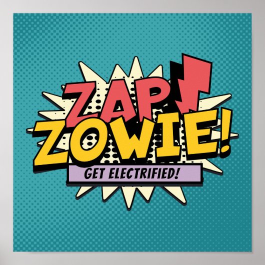 ZAP! ZOWIE! Geëlektrificeerd! Poster (Voorkant)