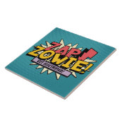 ZAP! ZOWIE! Geëlektrificeerd! Tegeltje (Zijkant)