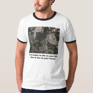 Zapata en pancho villa, 'Het is beter om te sterve T-shirt