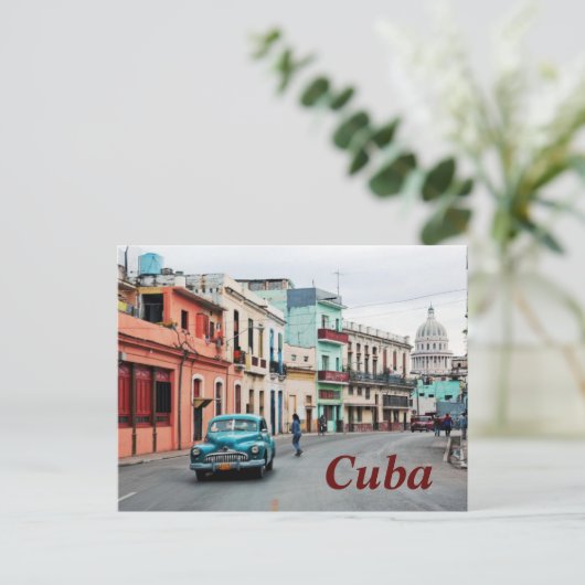 Zapata Street Cuba Briefkaart (Staand voorkant)
