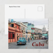 Zapata Street Cuba Briefkaart (Voorkant / Achterkant)