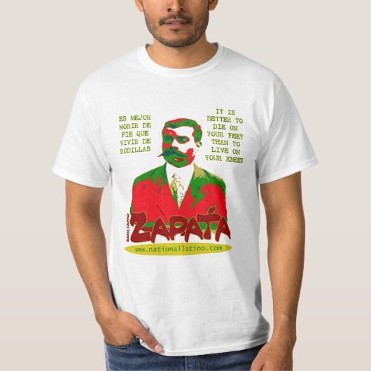 Zapata T-shirt Style 1 (Voorkant)