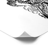 Zapatista Calavera. c. begin jaren '00. Mexico. Poster (Hoek)