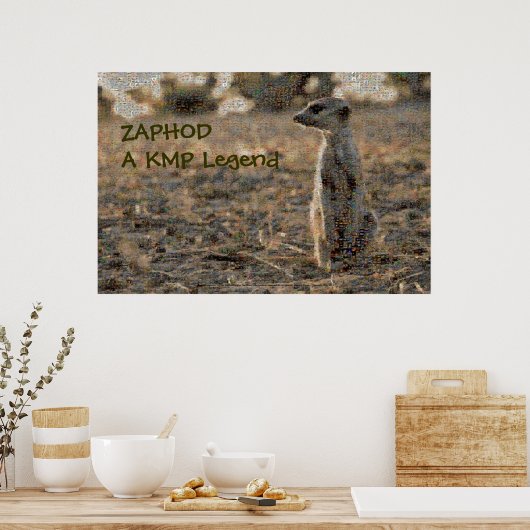 Zaphod - Een KMP Legend - Poster (Keuken)