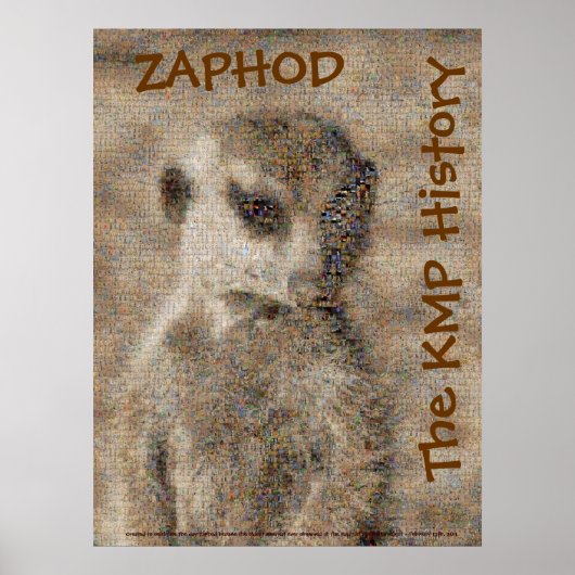 Zaphod - Het KMP Historie Poster (Voorkant)