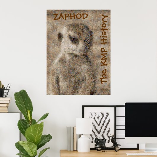 Zaphod - Het KMP Historie Poster (Thuiskantoor)