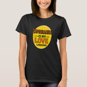 Zapiekanka is mijn liefdestaal Poolse pizza foodie T-shirt