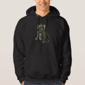Zapotec Bat Dog Pottery Urn Hoodie (Voorkant)