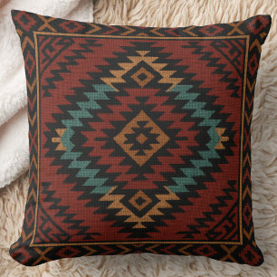 Zapotec Folk Art Geometric Diamond Sierkussen