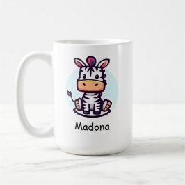 Zappige Zebra Koffiemok