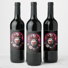 Zappwaits  Getränkeetiketten - Weinetikett Wijn Etiket