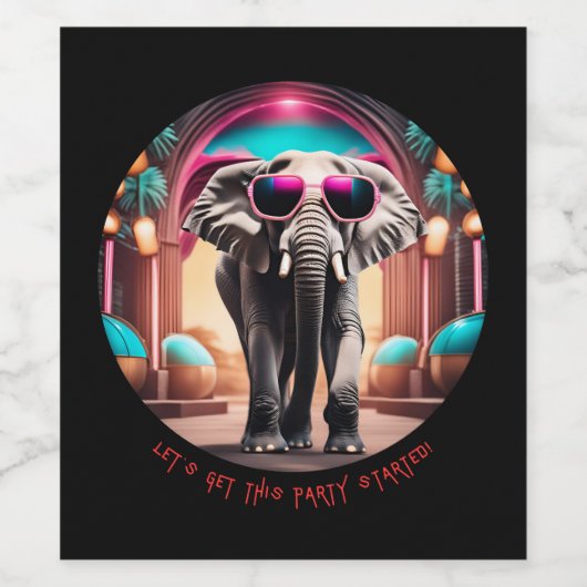 Zappwaits  Getränkeetiketten - Weinetikett Wijn Etiket (Enkel label)