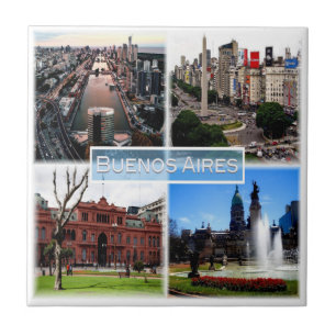 zAR003 BUENOS AIRES, Mozaïek, Argentinië, Tegeltje
