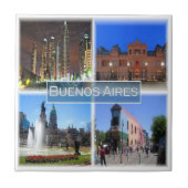 zAR005 BUENOS AIRES, Mozaïek, Argentinië, Tegeltje (Voorkant)