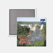 zAR009 IGUAZU WATERFALLS N.P. Argentina, Fridge Magneet (Voorkant / Achterkant)