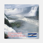 zAR010 Nationaal Park IGUAZU, Waterval, Fridge Magneet (Voorkant)
