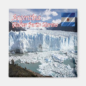 zAR015 PERITO MORENO GLACIER, Santa Cruz, Fridge Magneet (Voorkant)