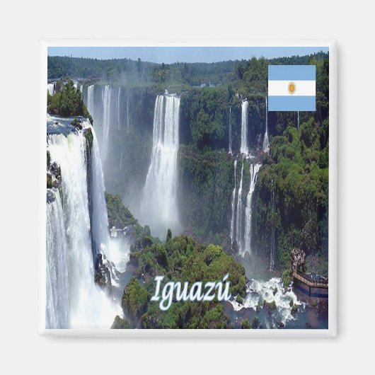 zAR029 IGUAZU-HERFSTEN, Argentinië, Amerika, Fridg Magneet (Voorkant)