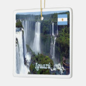 zAR029 IGUAZU-HERFSTEN, Argentinië, Amerika, Keramisch Ornament (Links)