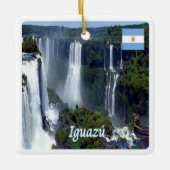 zAR029 IGUAZU-HERFSTEN, Argentinië, Amerika, Keramisch Ornament (Voorkant)