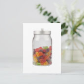 Zar van gummy-snoep briefkaart (Staand voorkant)
