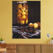 Zar van perziken canvas afdruk (Insitu (Woonkamer))