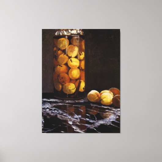 Zar van perziken canvas afdruk (Voorkant)