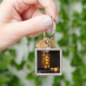 Zar van perziken sleutelhanger (Hand)