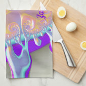 ZARA ~3D Paint Spill ~ Fractal Design ~ Theedoek (Quarter Fold)