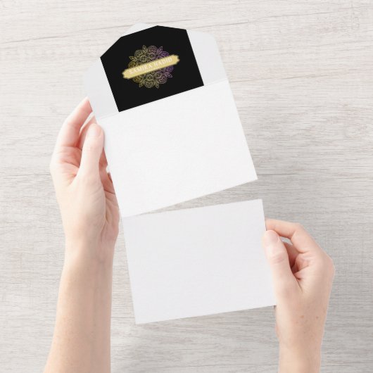 Zara Basic Crew All In One Uitnodiging (Afscheurbaar)