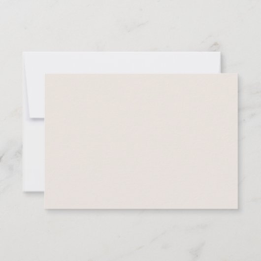 ZARA Modern Minimalist Sans Serif Details Card Kaart (Achterkant)