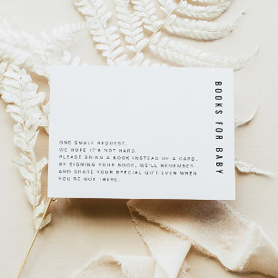 ZARA Modern Minimalistische Boeken voor Baby Kaart