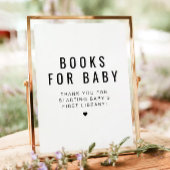 ZARA Modern Minimalistische Boeken voor Baby Sign Poster