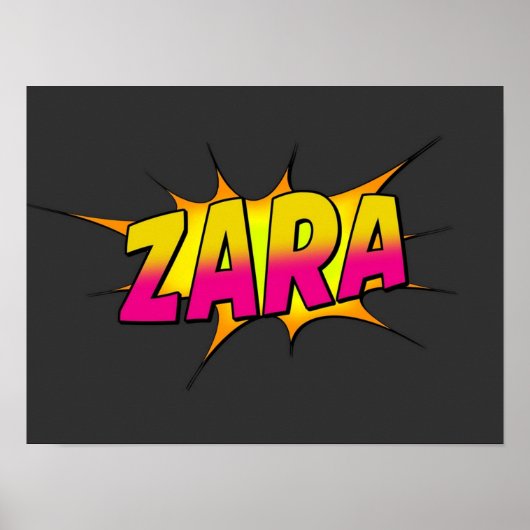 Zara Poster (Voorkant)