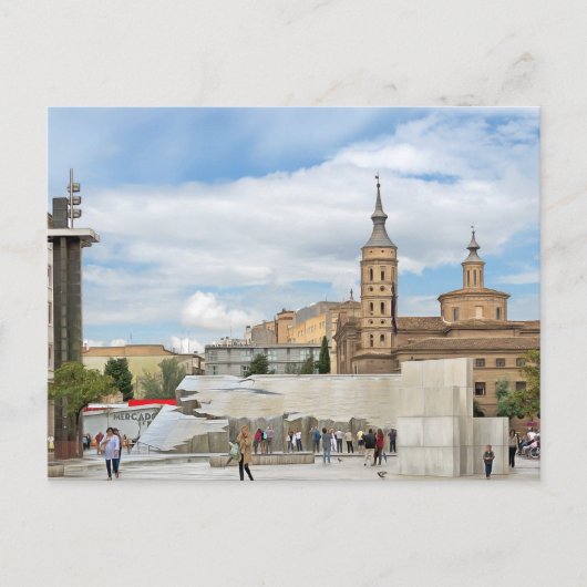 Zaragoza. #21.   briefkaart (Voorkant)