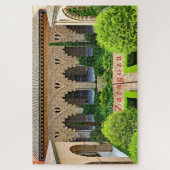 Zaragoza. Aljaferia Palace. Patio de Santa Isabel. Legpuzzel (Verticaal)