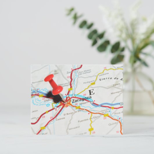 Zaragoza, Aragón, Spanje Briefkaart (Staand voorkant)