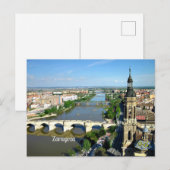 Zaragoza, Aragon, Spanje Briefkaart (Voorkant / Achterkant)