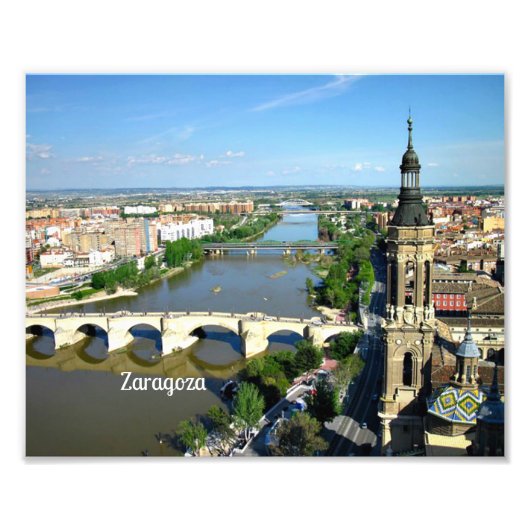 Zaragoza, Aragon, Spanje Foto Afdruk (Voorkant)