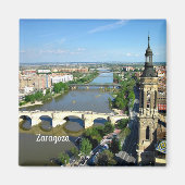 Zaragoza, Aragón, Spanje Magneet (Voorkant)