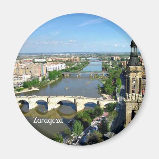 Zaragoza, Aragón, Spanje Magneet (Voorkant)