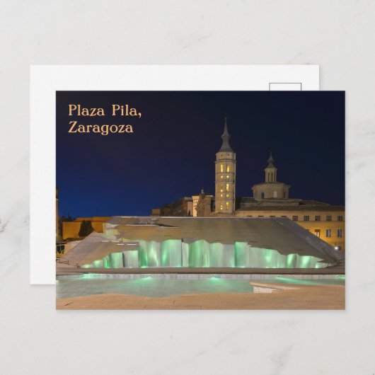 Zaragoza Briefkaart (Voorkant / Achterkant)
