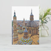 Zaragoza. De kathedraal van Onze Dame van de Pijle Kaart (Staand voorkant)