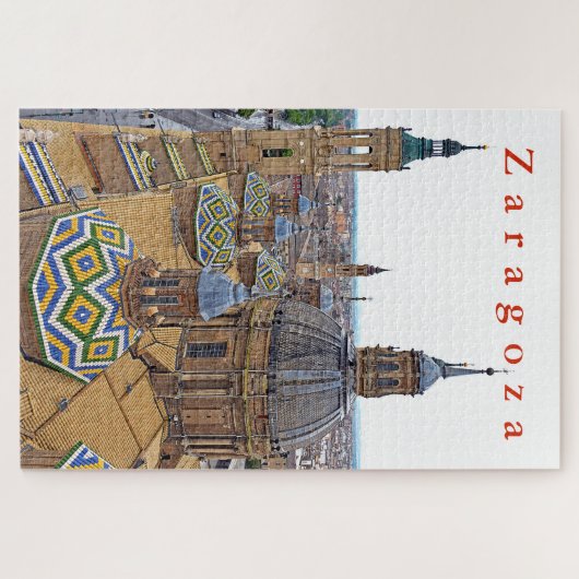 Zaragoza. De kathedraal van Onze Dame van de Pijle Legpuzzel (Horizontaal)