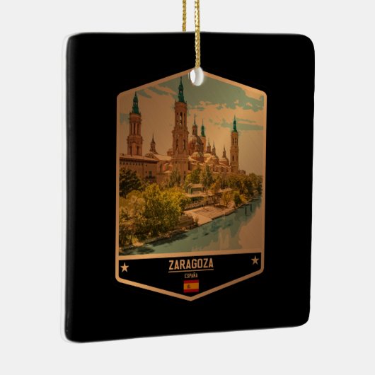 Zaragoza Keramisch Ornament (Rechts)