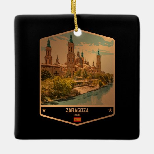 Zaragoza Keramisch Ornament (Voorkant)